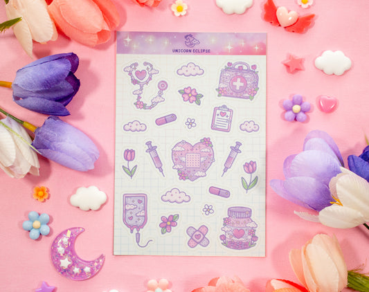 Healing Hearts Sticker Sheet