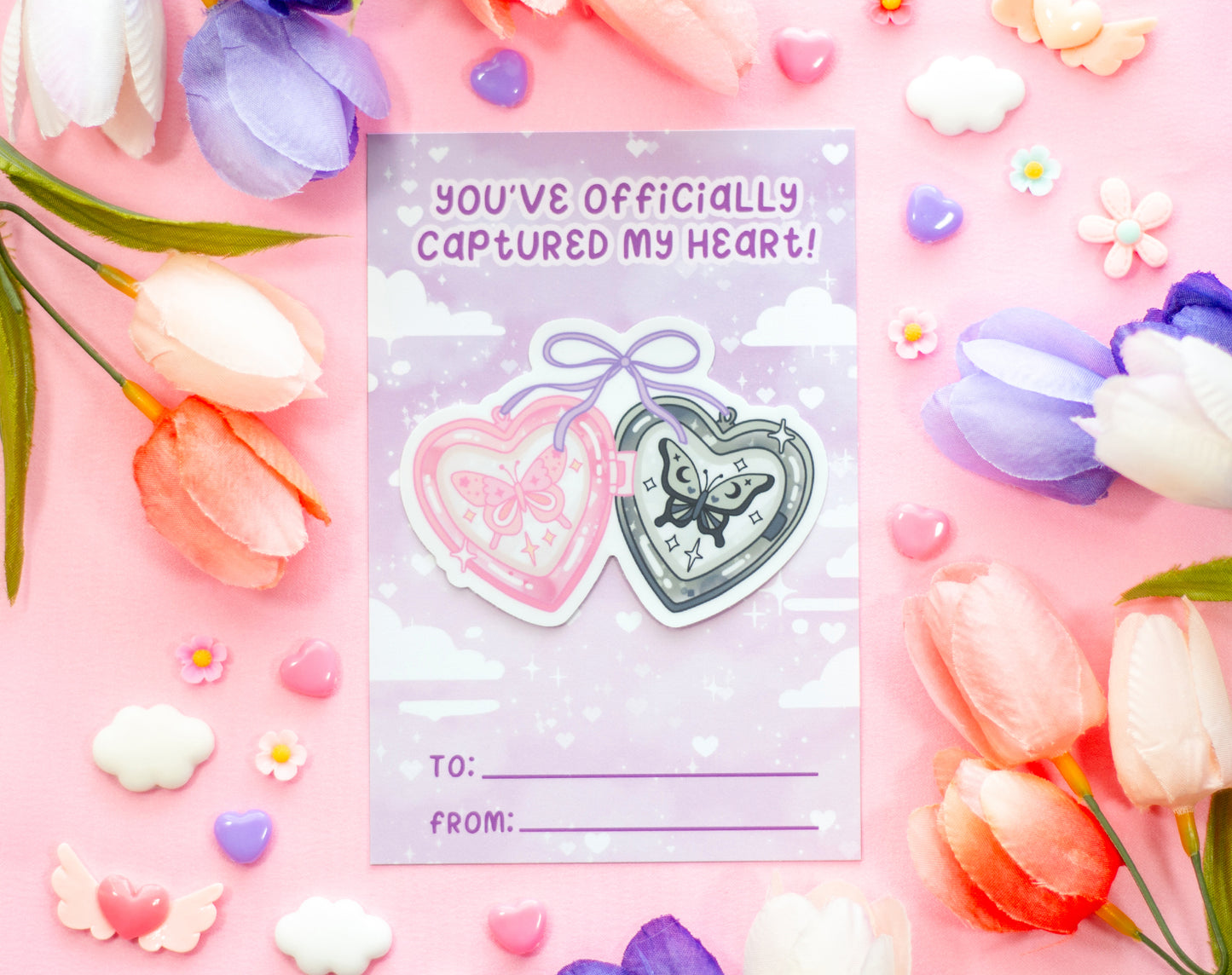 Valentine's Day Sticker Cards