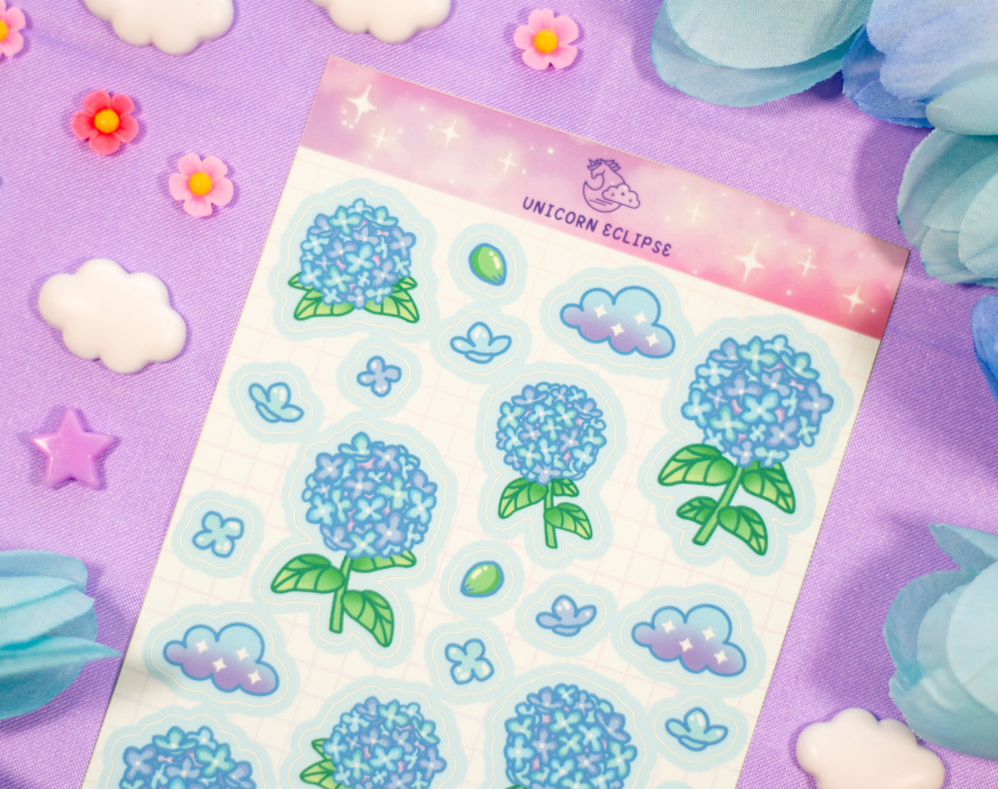 Hydrangea Dreams Sticker Sheet