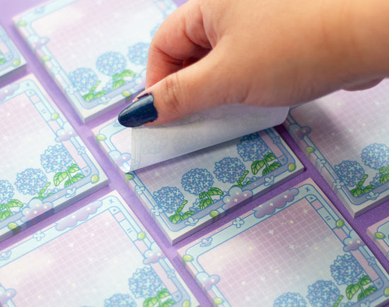 Hydrangea Dreams Sticky Notes Unicorn Eclipse