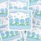 Hydrangea Dreams Clear Sticker