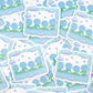 Hydrangea Dreams Clear Sticker