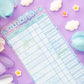 Hydrangea Dreams Reading Log Bookmark