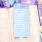 Hydrangea Dreams Reading Log Bookmark