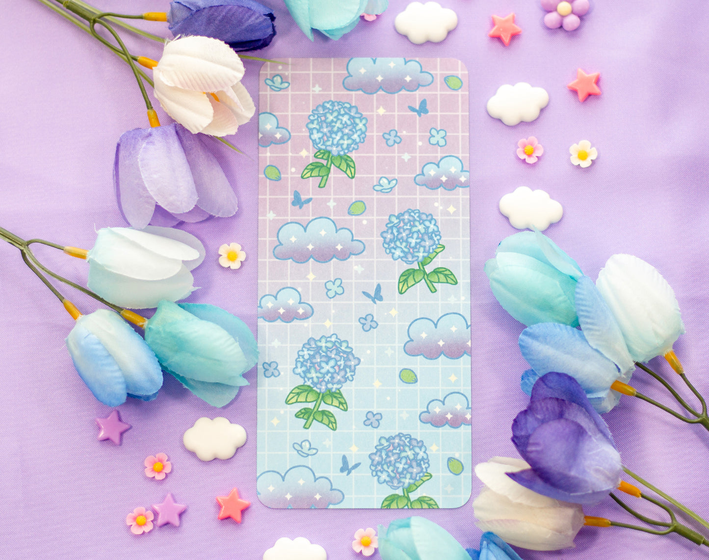 Hydrangea Dreams Reading Log Bookmark