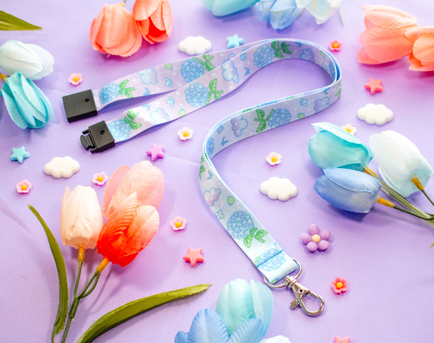 Hydrangea Dreams Lanyard