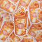 Iced Pumpkin Spice Latte Sticker