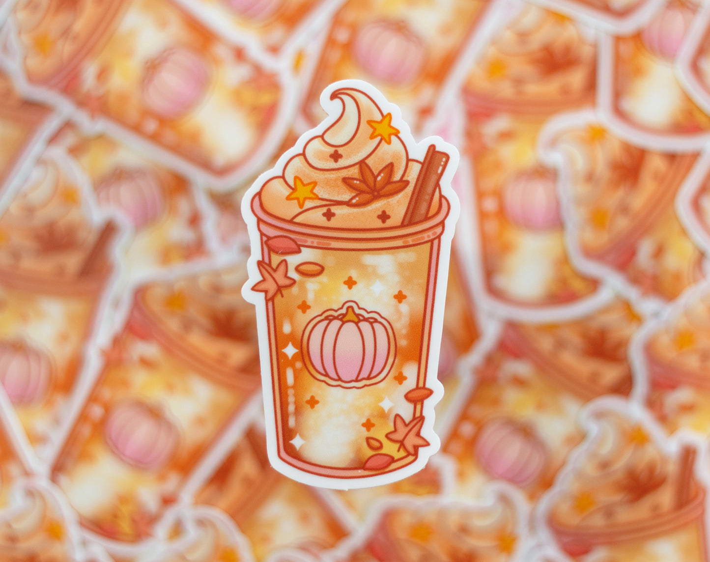 Iced Pumpkin Spice Latte Sticker