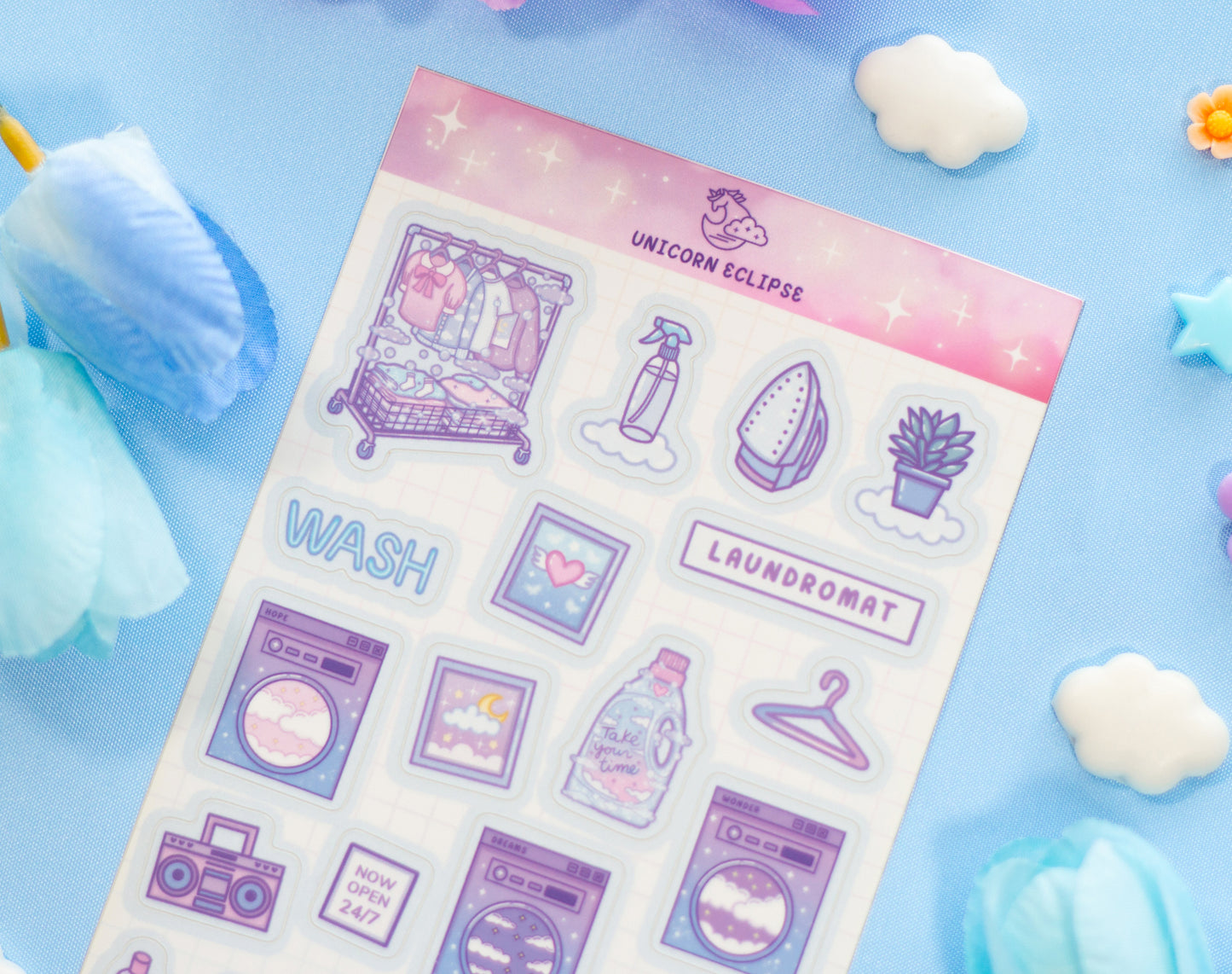 Laundromat Sticker Sheet