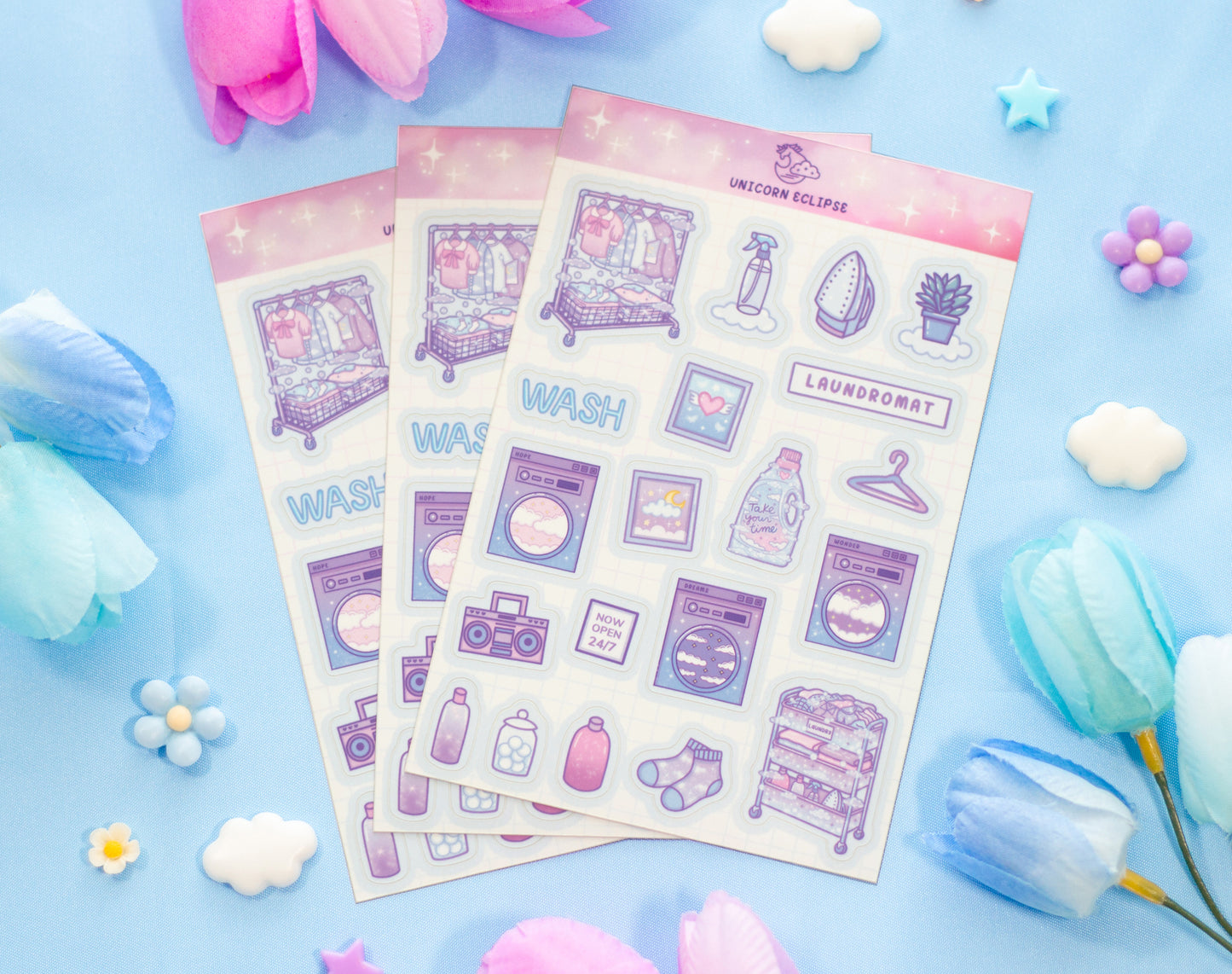 Laundromat Sticker Sheet