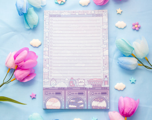 Laundromat To Do List Planner Pad