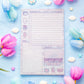 Laundromat Daily Planner Pad