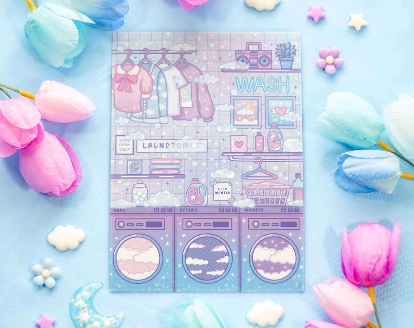 Laundromat Art Print