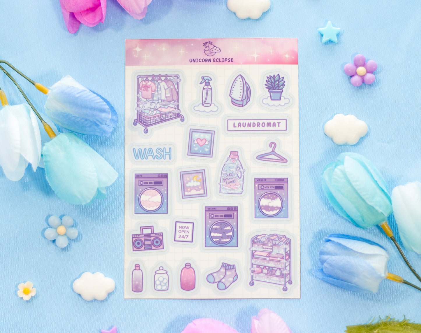 Laundromat Sticker Sheet