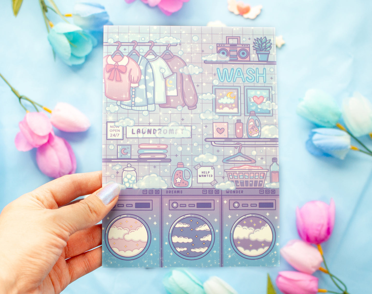 Laundromat Art Print