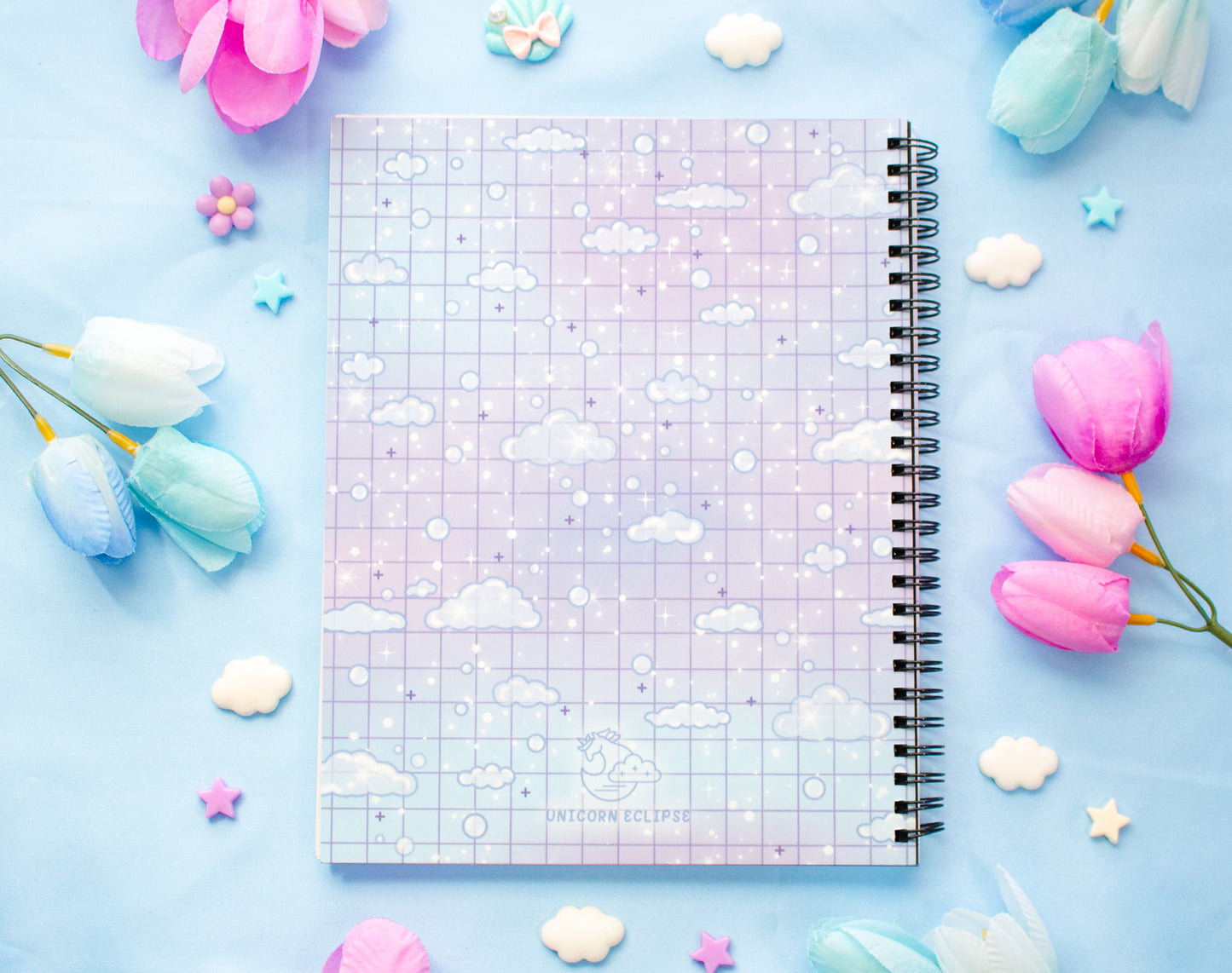 Laundromat Spiral Lined Notebook (7x9")