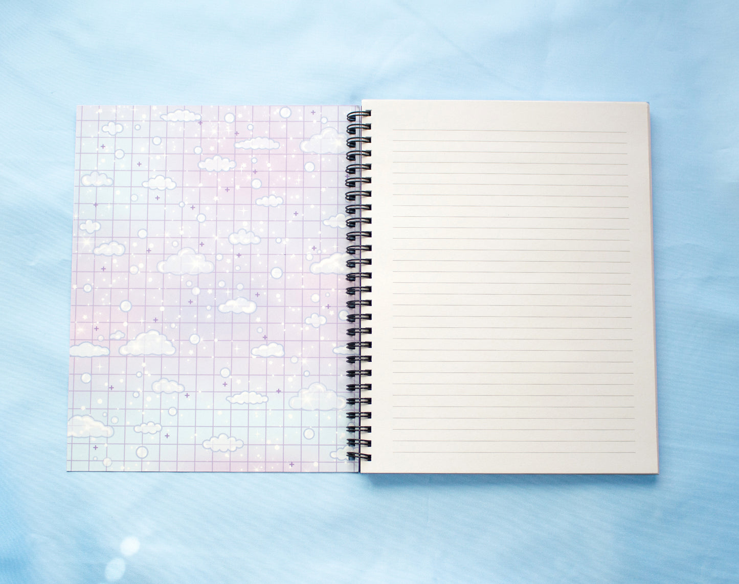 Laundromat Spiral Lined Notebook (7x9")