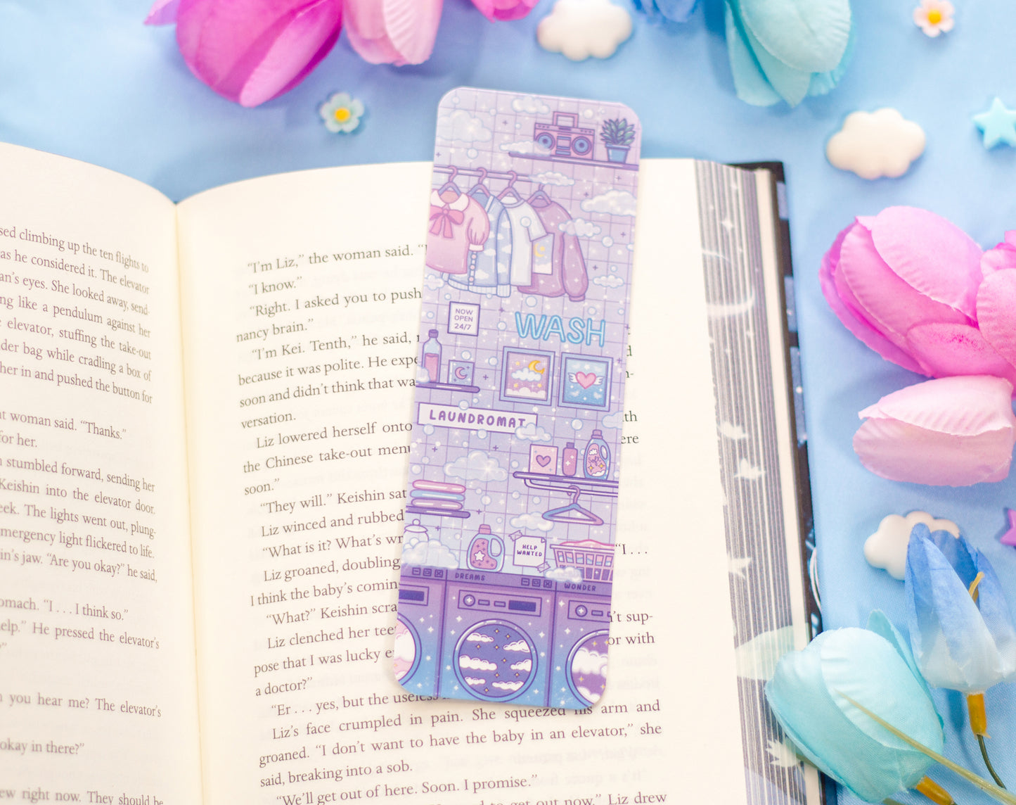 Laundromat Bookmark