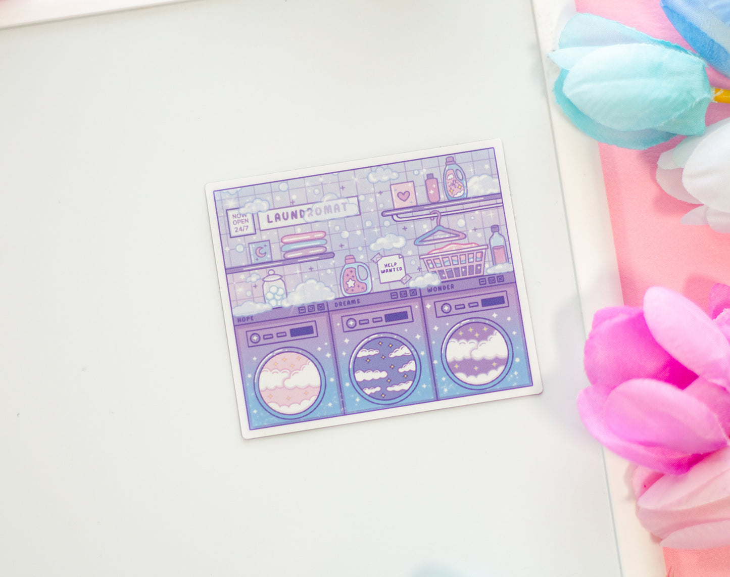 Laundromat Magnet