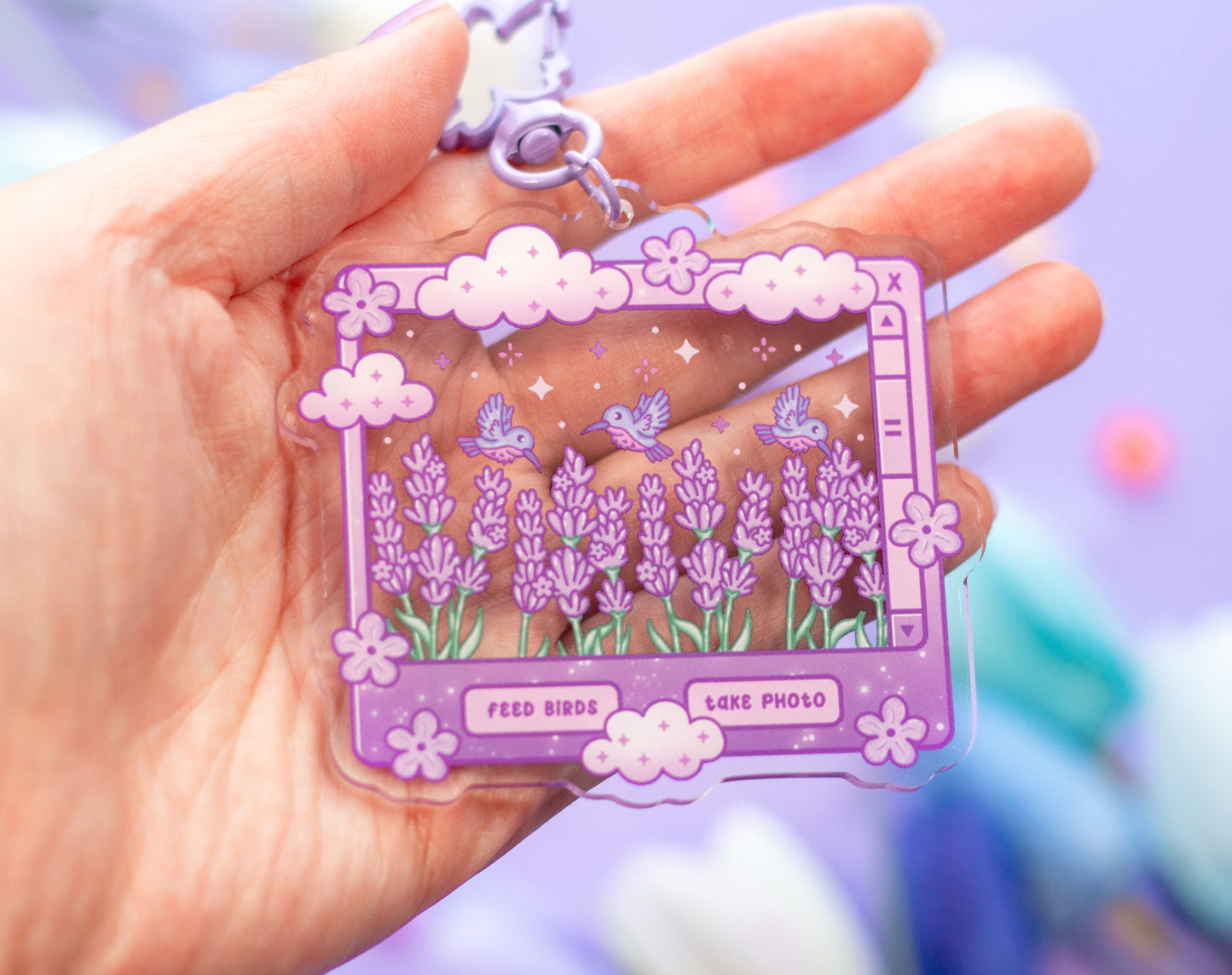 Lavender Dreams Keychain