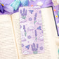 Lavender Dreams Reading Log Bookmark