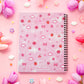 Love Story Spiral Lined Notebook (7x9")