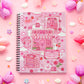 Love Story Spiral Lined Notebook (7x9")