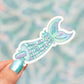 Mermaid Popsicle Clear Sticker