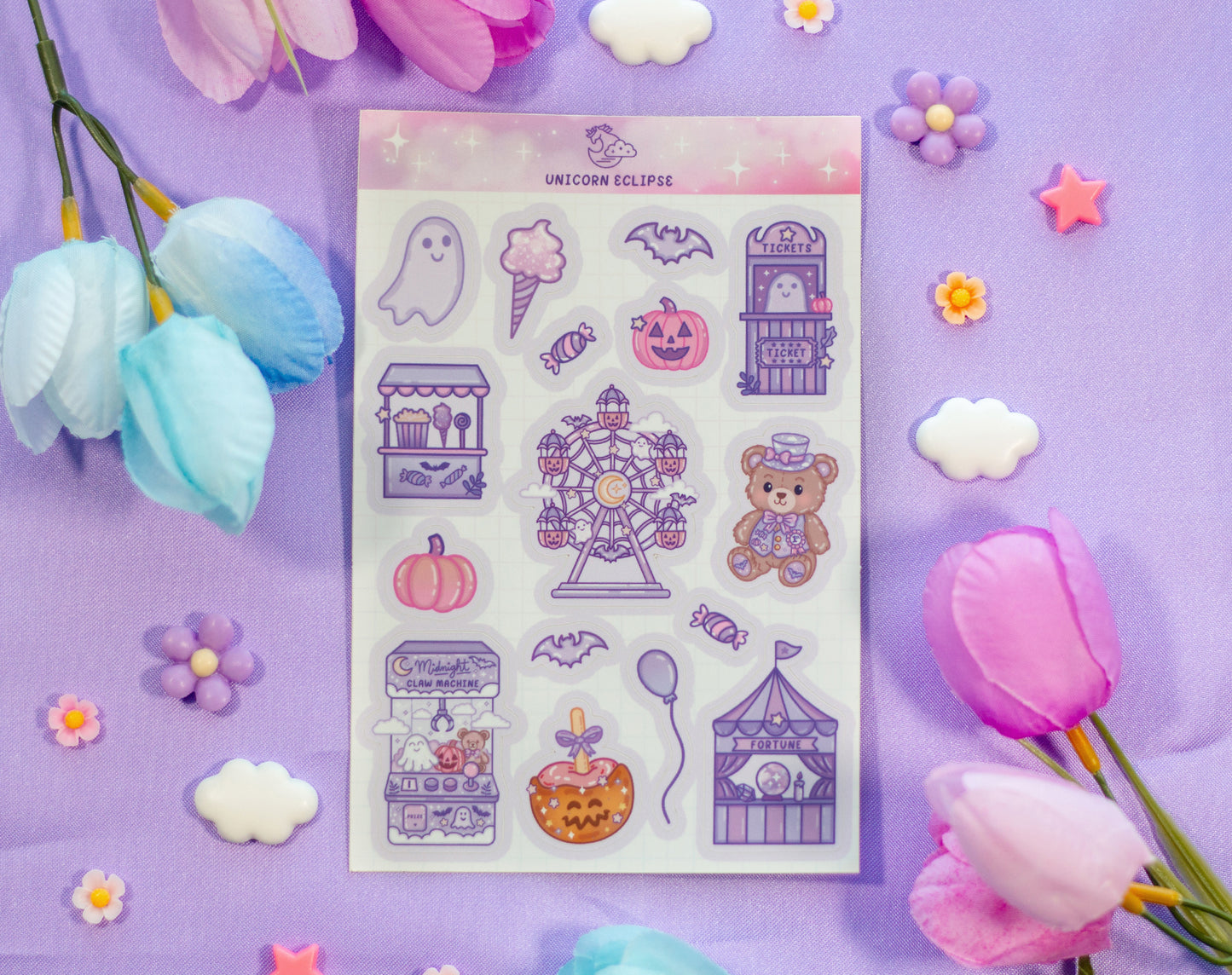 Midnight Carnival Sticker Sheet