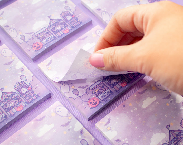 Midnight Carnival Sticky Note – Unicorn Eclipse