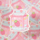 Strawberry Milk Sticker