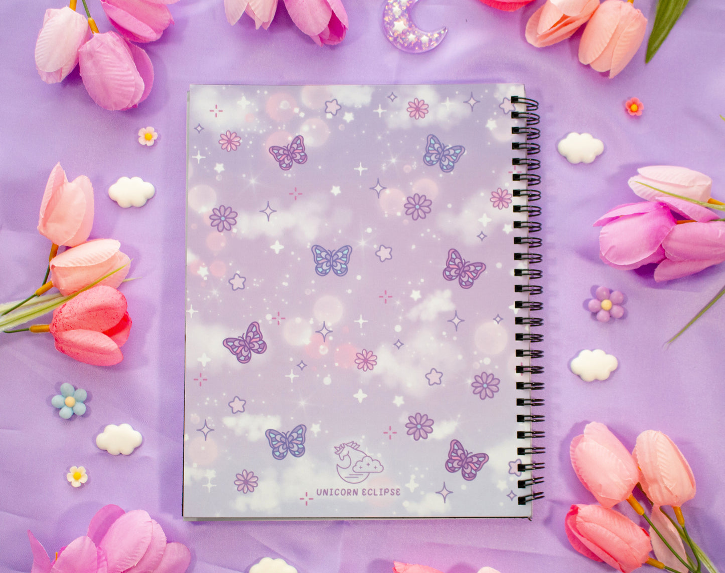 Magical Memories Spiral Lined Notebook (7x9")