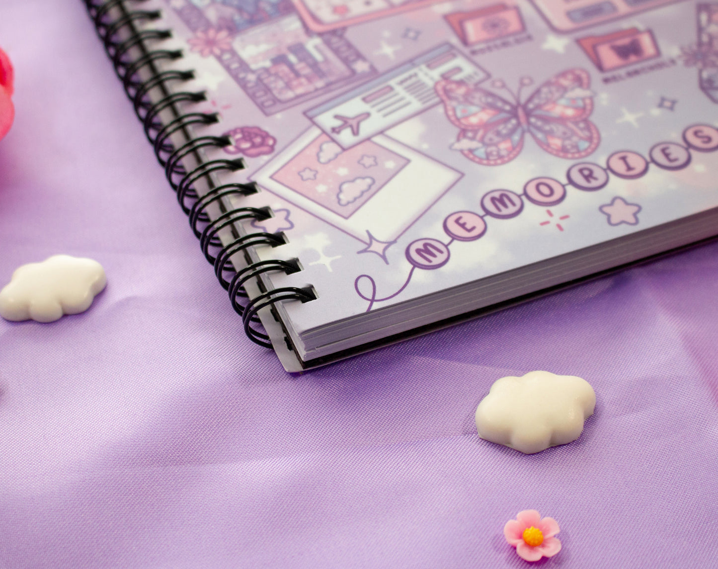 Magical Memories Spiral Lined Notebook (7x9")