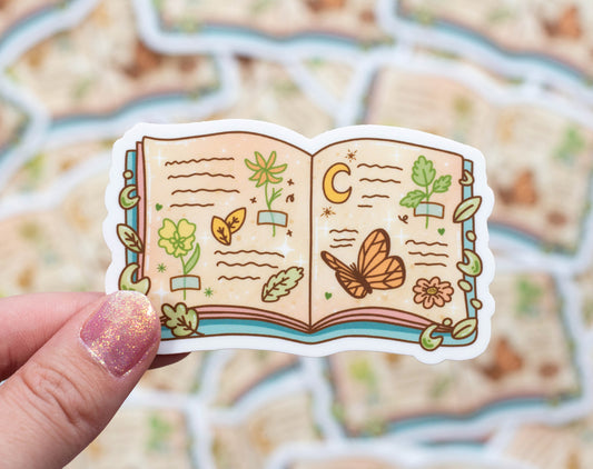 Nature Book Sticker