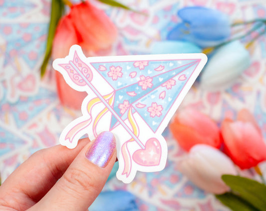 Paper Plane Sticker