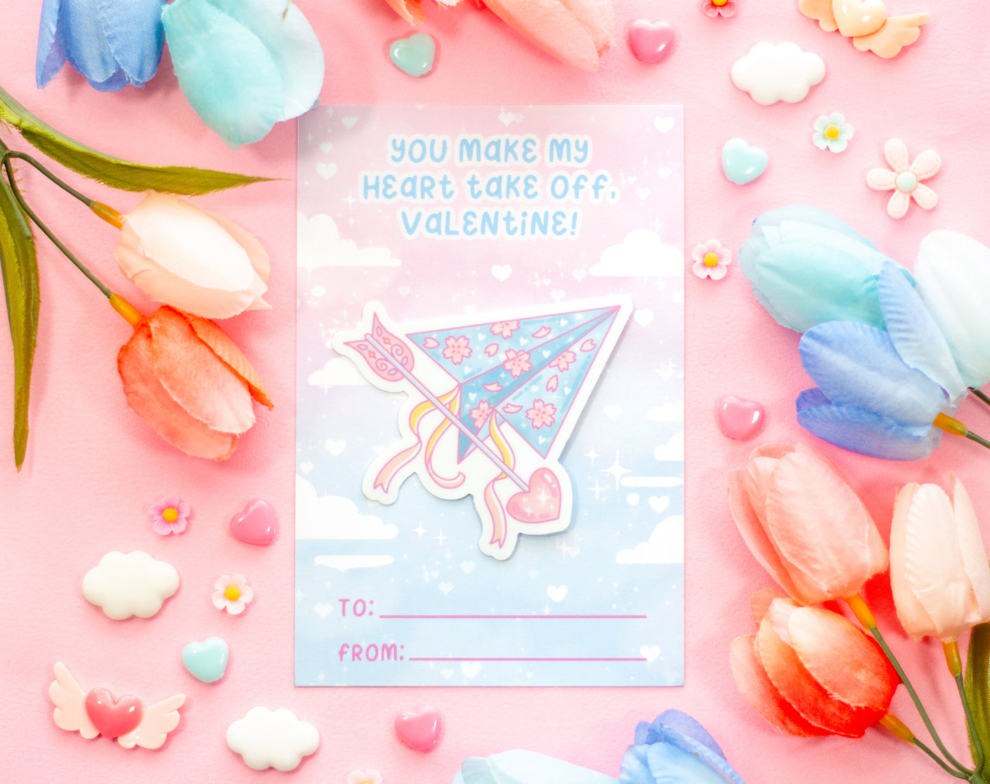 Valentine's Day Sticker Cards