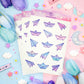 Paper Planes and Boats Stickers Sheet