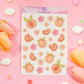 Peaches Sticker Sheet