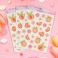 Peaches Sticker Sheet
