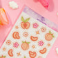 Peaches Sticker Sheet