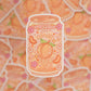 Peach Soda Sticker
