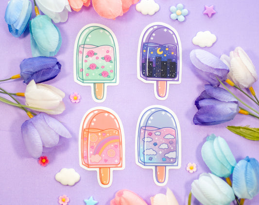 Popsicles Sticker Sheet