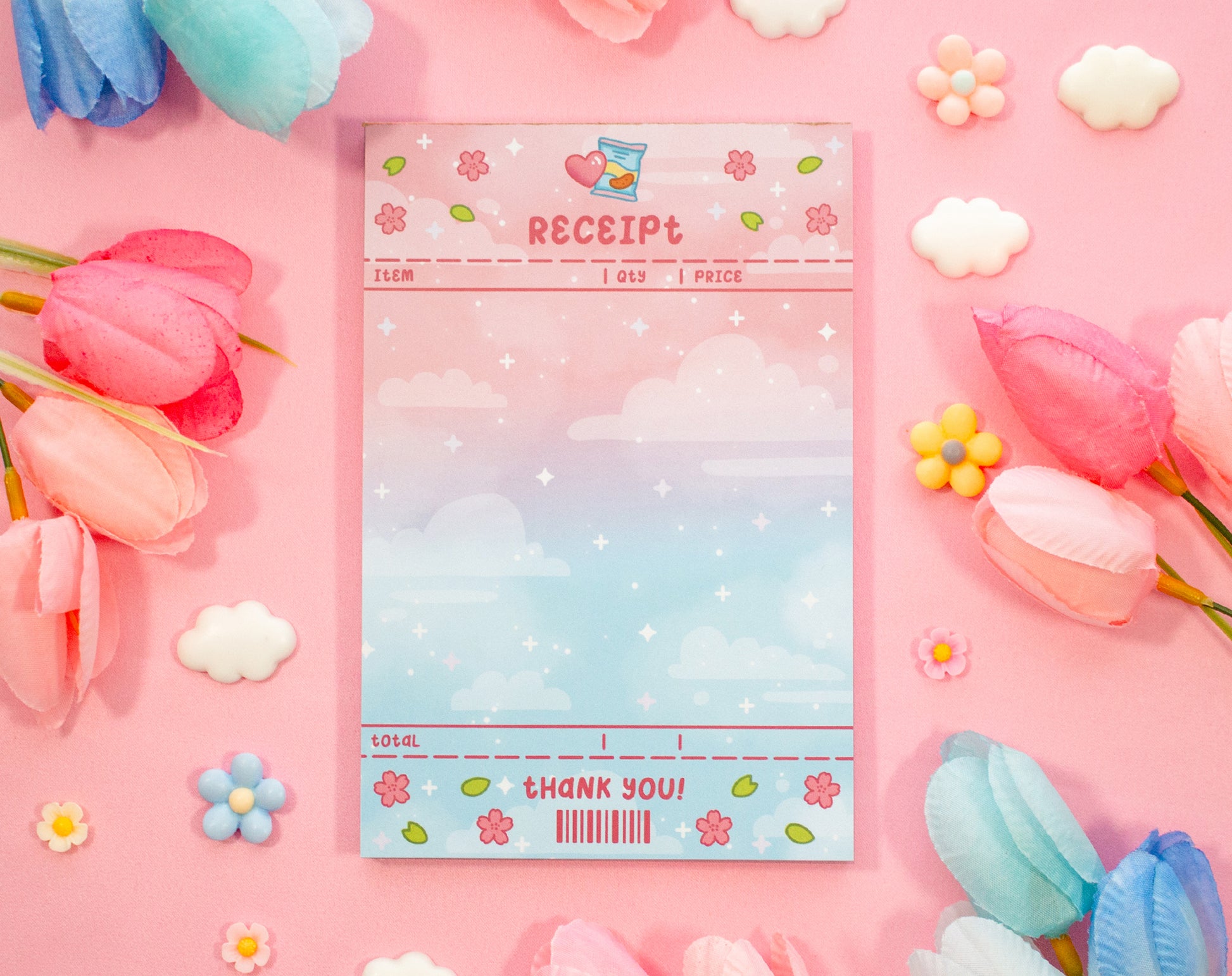 Receipt Notepad – Unicorn Eclipse