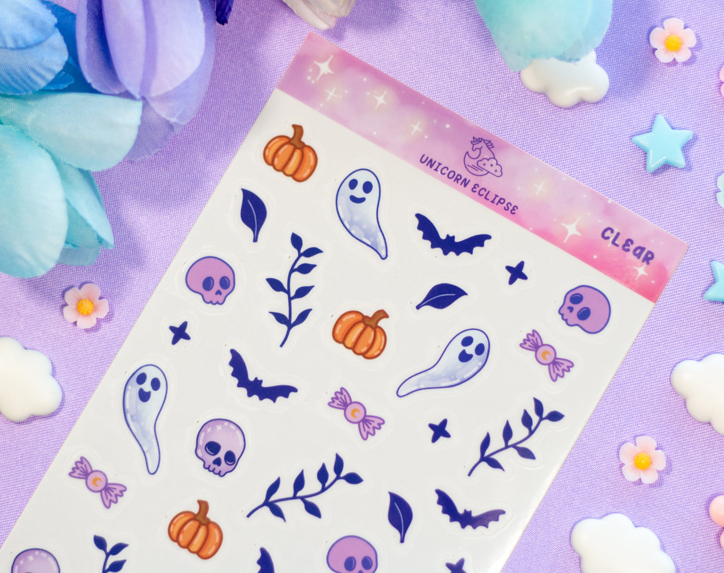 Spirit Town Clear Deco Sticker Sheet