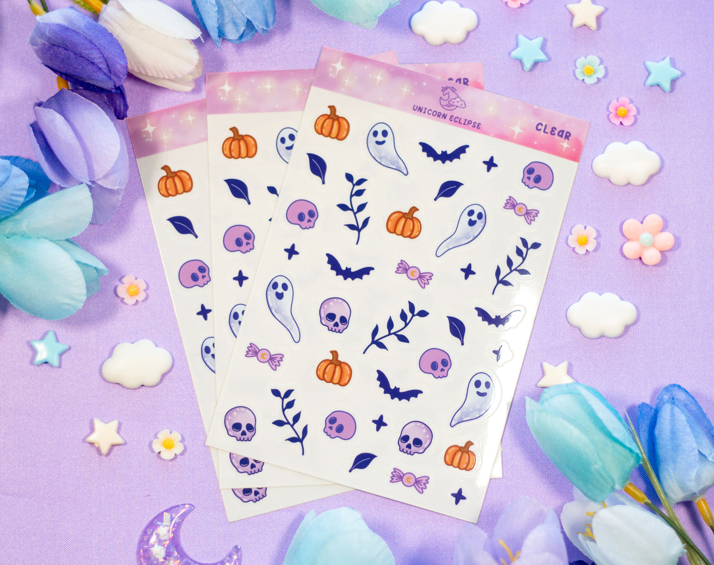 Spirit Town Clear Deco Sticker Sheet