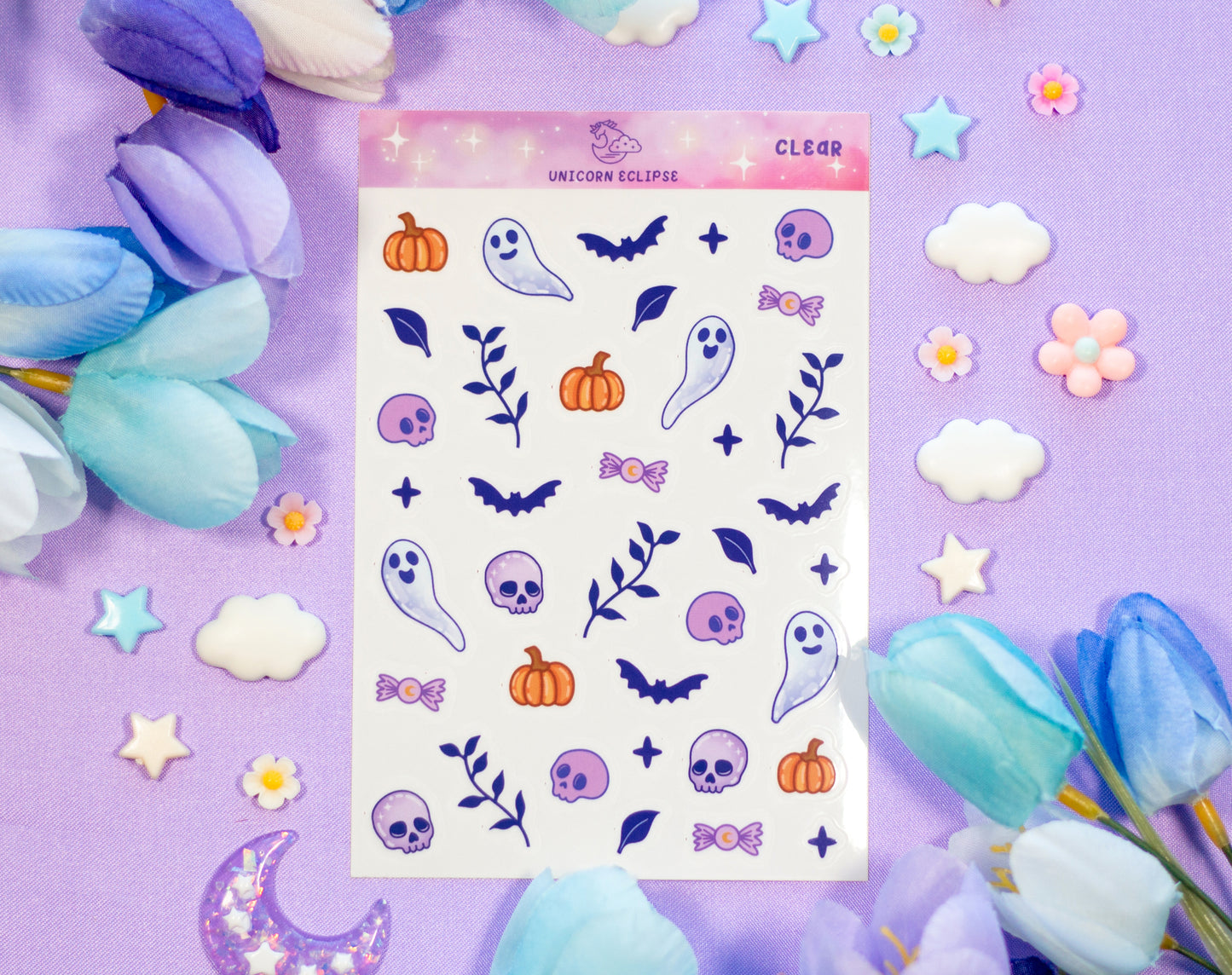 Spirit Town Clear Deco Sticker Sheet