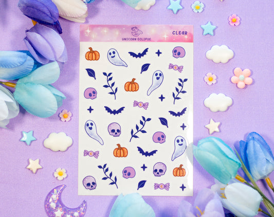 Spirit Town Clear Deco Sticker Sheet