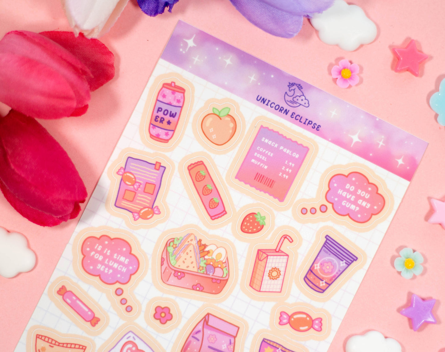 Schooltime Snacker Sticker Sheet