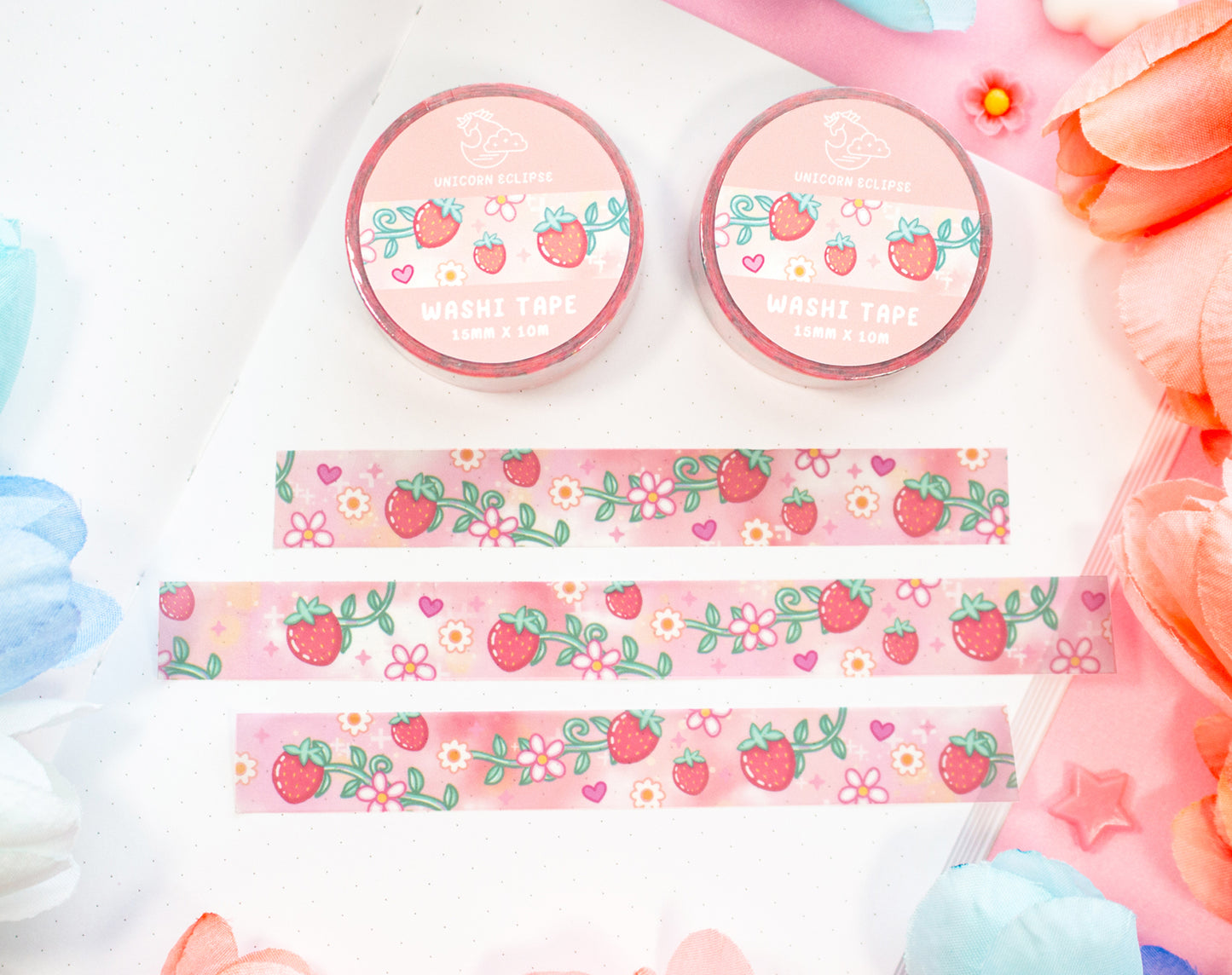 Strawberries Washi Tape