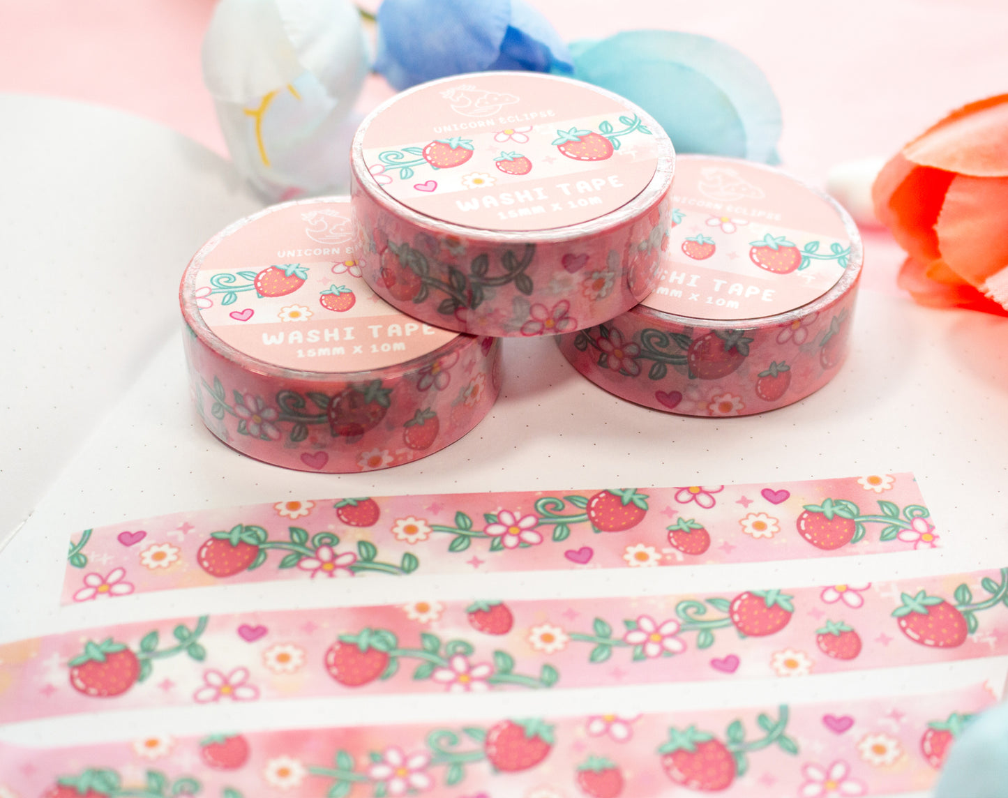 Strawberries Washi Tape